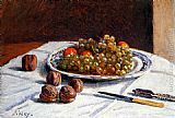 Grapes And Walnuts On A Table by Alfred Sisley